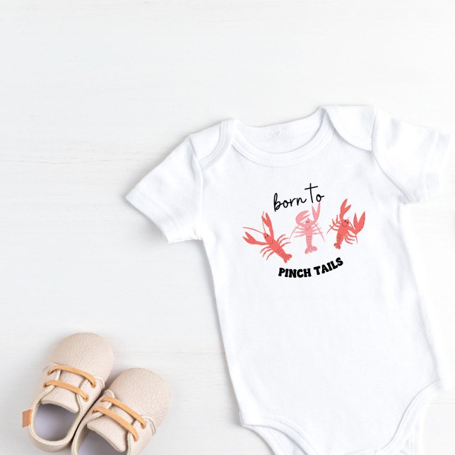 Body Para Bebê Nascer a pregos (Born to Pinch Tails Baby Bodysuit)