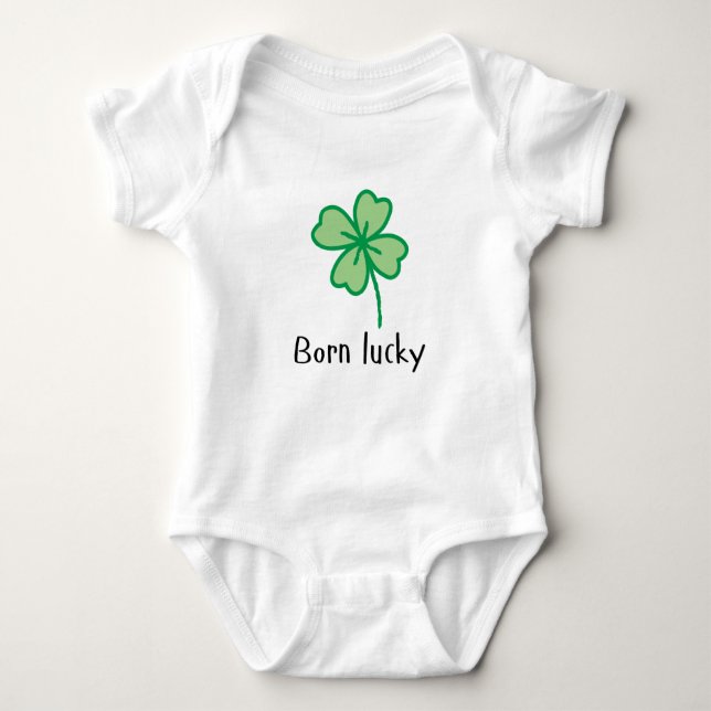 Body Para Bebê Nascer Lucky Baby (Frente)