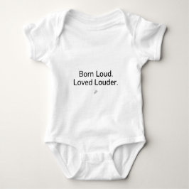 Body Para Bebê Nascido alto. Amado mais alto. Body de bebê