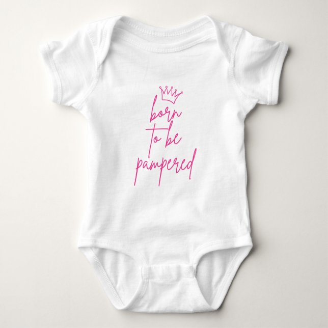 Body Para Bebê Nascido para ser Mimado (Frente)