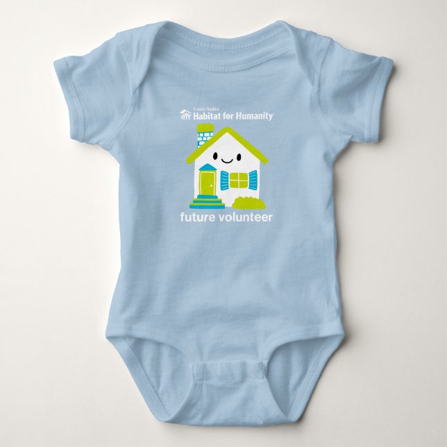 Body Para Bebê Nashua Habitat One Piece for Babies (Frente)