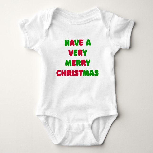 Body Para Bebê Natal  (Frente)