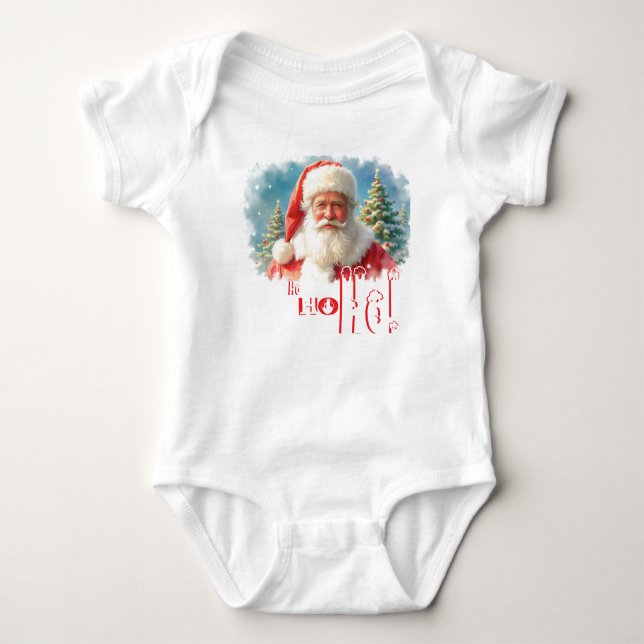 Body Para Bebê Natal Alegre (Frente)
