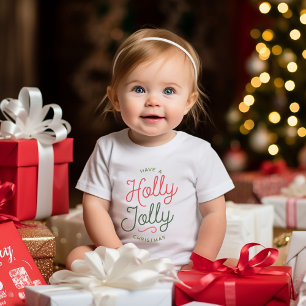 Body Para Bebê Natal Alegre e Feliz
