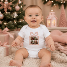 Natal Cor-de-Rosa Moderno Personalizado