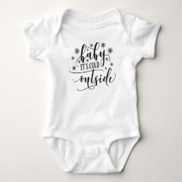 Body Para Bebê Natal de inverno frio bebê