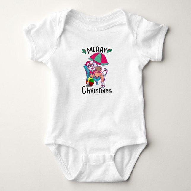 Body Para Bebê Natal em julho (Frente)