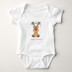 Body Para Bebê Natal personalizado para o bebê 1rua
