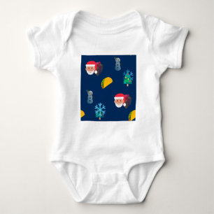 Body Para Bebê natal taco emoji