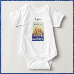 Body Para Bebê Native New Yorker Manhattan Skyline