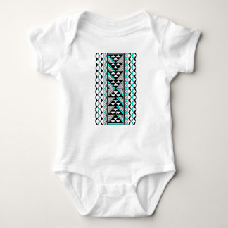 Body Para Bebê Native Sun and Rain in Turquoise
