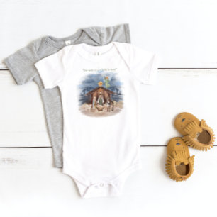 Body Para Bebê Natividade Tradicional de Natal para a Casa Farmad