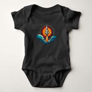 Body Para Bebê Nave Espacial