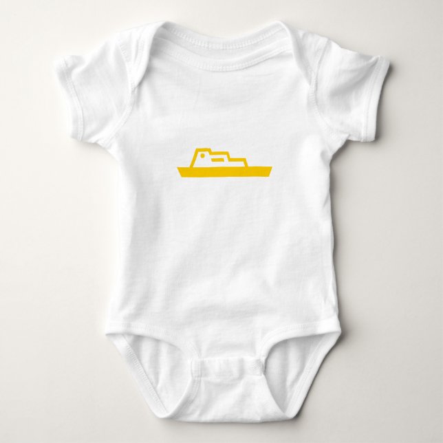 Body Para Bebê Navio (Frente)