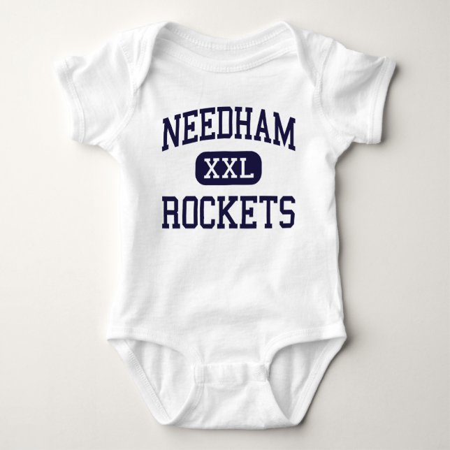 Body Para Bebê Needham - Rockets - altos - Needham Massachusetts (Frente)