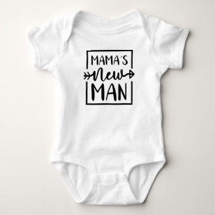Body Para Bebê Neném Menininho Mamas Novo Homem