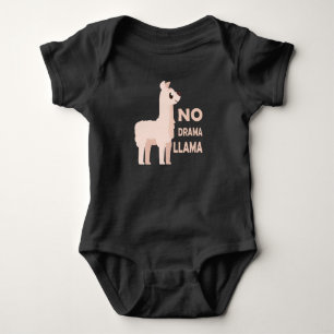 Body Para Bebê Nenhum Drama Lama Cute Animal Para Crianças