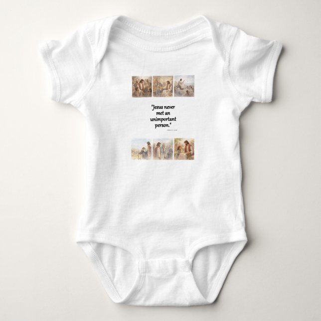 Body Para Bebê Nenhuma pessoa sem importância (Frente)