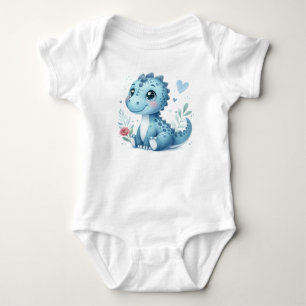 Body Para Bebê "nenhumas roupas para crianças, engraçado dinossau