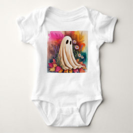 Body Para Bebê Neon Friendly Ghost, Neon Halloween Ghost, Fantasm