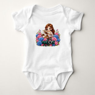 Body Para Bebê Neos Kawaii Zodíaco Libra