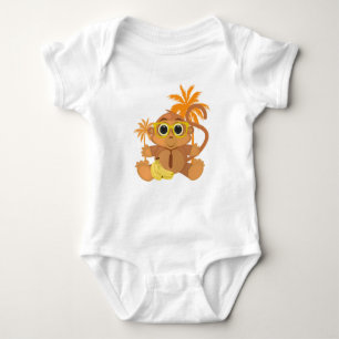 Body Para Bebê Nerd macaco