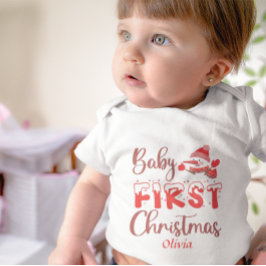 Body Para Bebê Neve Farejeira de Natal do Bebê Personalizado Boni
