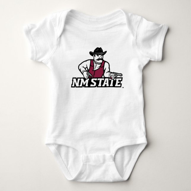 Body Para Bebê New Mexico State Aggies (Frente)