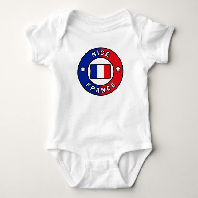 Body Para Bebê Nice França (Frente)