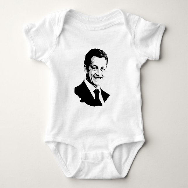 Body Para Bebê Nicolas Sarkozy (Frente)