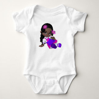 Body Para Bebê Niña Linda Dibujo animado con flor