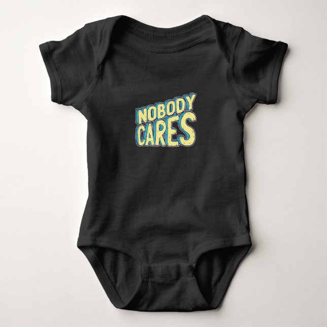 Body Para Bebê Ninguém se importa (Frente)