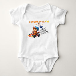 Body Para Bebê Nível de Velocidade: Macacão de Bebê Kid