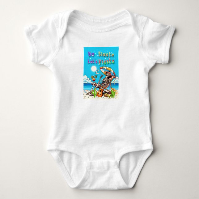 Body Para Bebê No Siesta Vamos Fiesta (Frente)