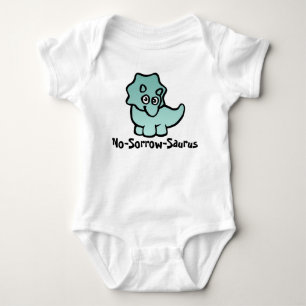 Body Para Bebê No-Sorrow-Saurus Dino Cuteness