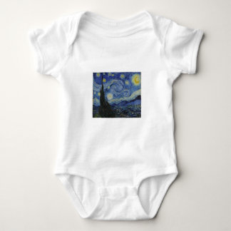Body Para Bebê Noite Estrelada de Van Gogh