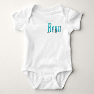 Body Para Bebê Nome Aqua Beau,