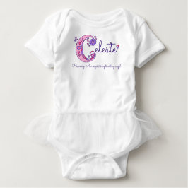Body Para Bebê Nome das meninas de Celeste & significado da