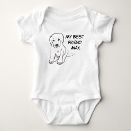 Body Para Bebê Nome do Cachorro Melhor Amigo