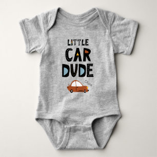Body Para Bebê Nome do Pequeno Carro