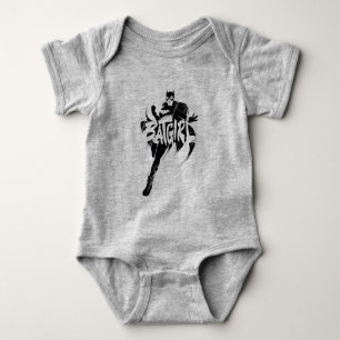 Body Para Bebê Nome do Pincel de Tinta da Batgirl