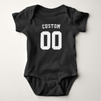 Nome E Número De Jersey De Futebol Black White Per