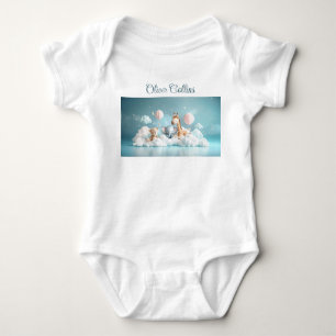 Body Para Bebê Nome personalizado Baby Zebra com todos os seus am