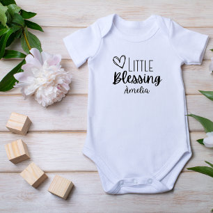 Body Para Bebê Nome Personalizado de Pequena Bênção