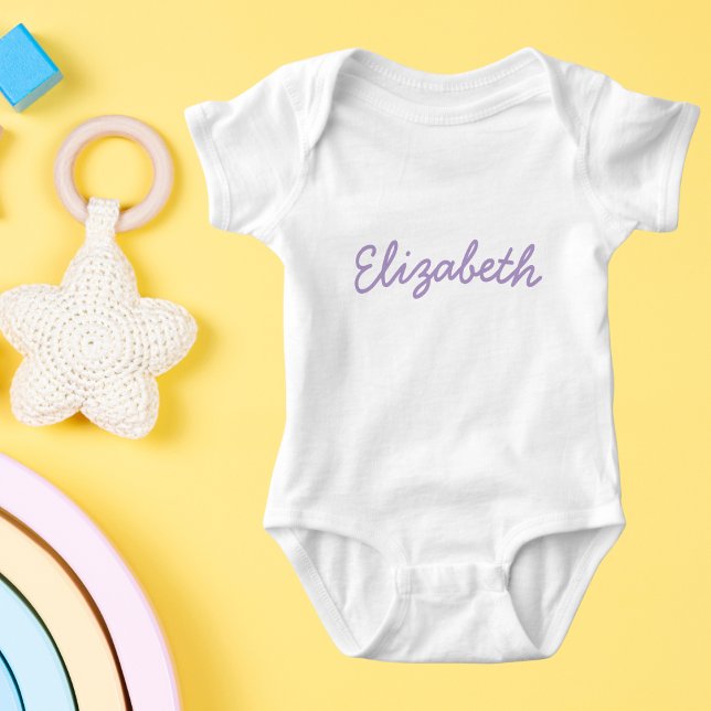 Body Para Bebê Nome Personalizado de Script Mínimo (Criador carregado)