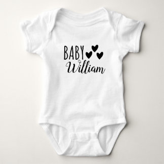 Body Para Bebê Nome Personalizado do Bebê
