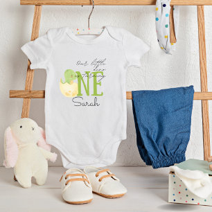 Body Para Bebê Nome Personalizado do Bebê Dinossauro Gato