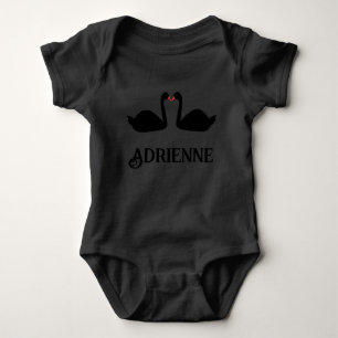 Body Para Bebê Nome Personalizado do Casamento Gótico Beijando Ci