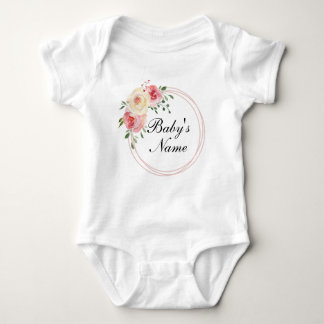 Body Para Bebê Nome personalizado do Keepsaame Nome do bebê Bebê 