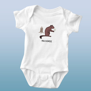 Body Para Bebê Nome Personalizado do Protetor de Fundo